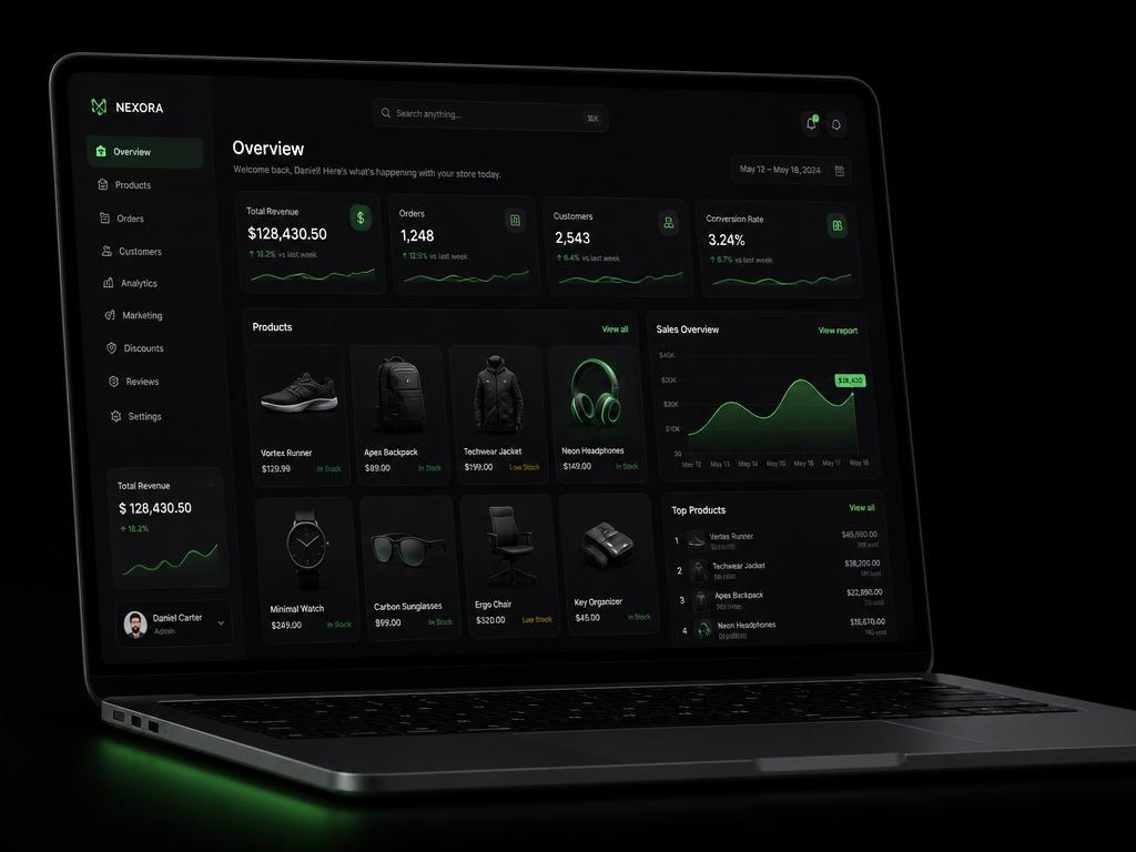 Mockup del proyecto Plataforma E-commerce