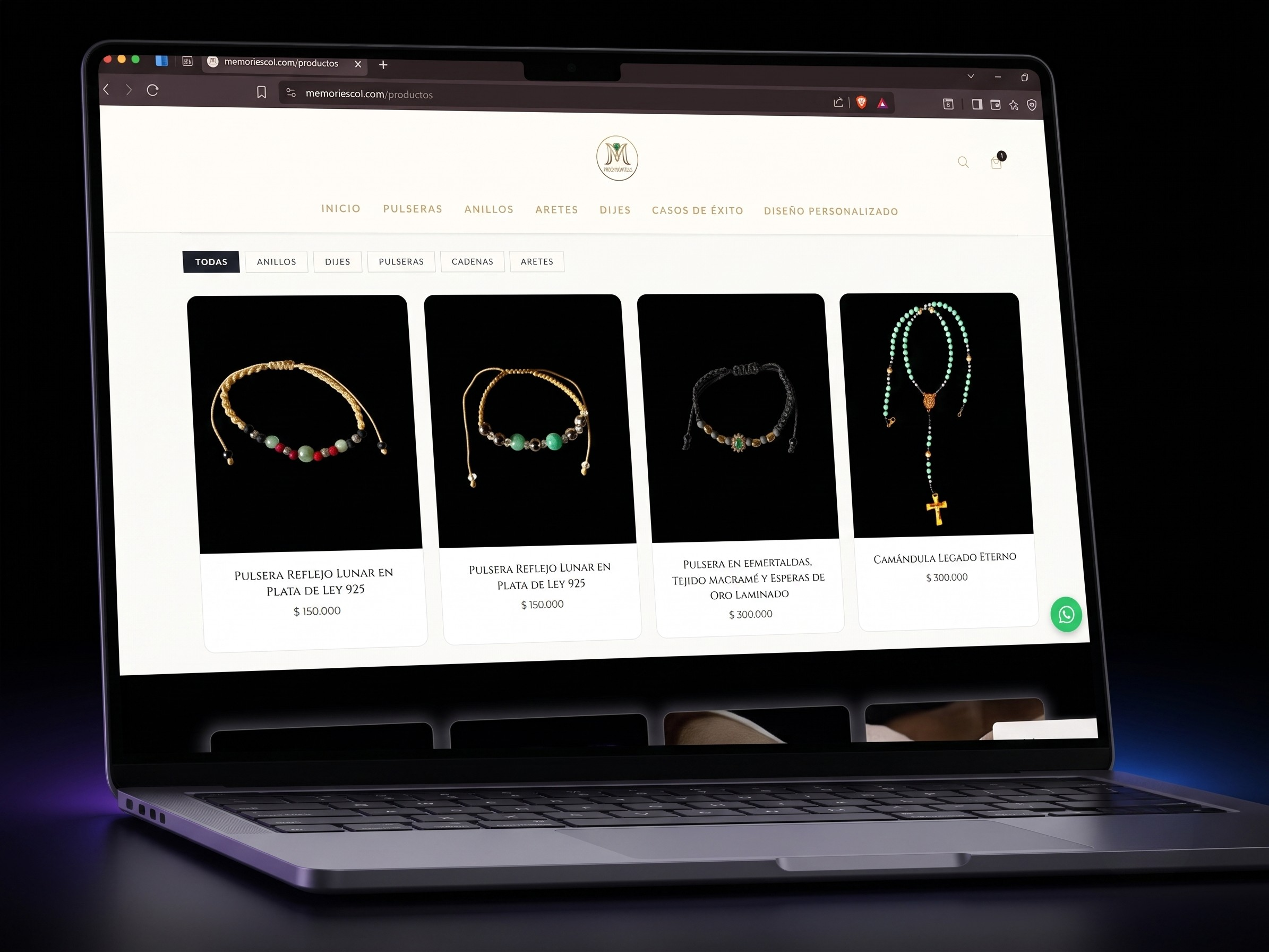 Mockup del proyecto Magnaarte: Plataforma E-Commerce Transaccional de Alta Gama